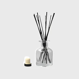 10x Frasco Mikado Trans 150 Ml 10 Varillas Negro - Frm0009