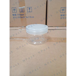 PD_FRASCO PET 120ML RED03 TRANSPARENTEC&B - FRC1003