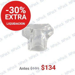 TAPA ENGRIMPAR 15MM RECTANGULAR TRANSPARENTE - TAP1093