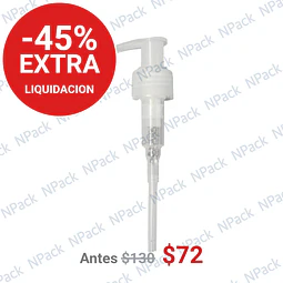 BOMBA 24/410 RIBETEADO TRANSPARENTE - BOM0028