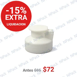 TAPA 28/400 ROSC FLIP-PUSH BLANCO - TAP1063