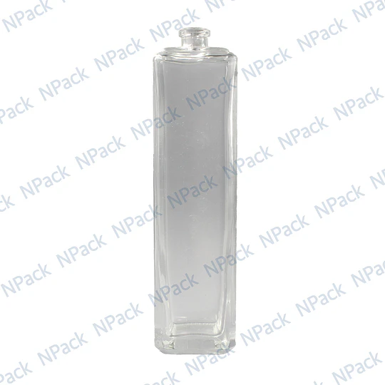 BOTELLA VIDRIO CUADRADA GRIM 120ML TRANSPARENTE 15MM - BOV3008