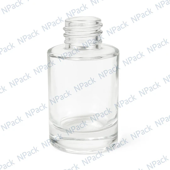 BOTELLA VIDRIO TUB 30ML TRANSPARENTE 18/410 - BOV0019