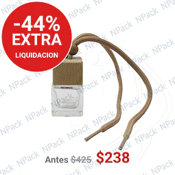 FRASCO VIDRIO AMBIENTADOR TRANSPARENTE 8 ML  - FRC1259