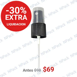 SPRAY BOTON 22/415 RIBETEADO NEGRO - SPR1010