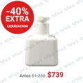 FRASCO DISPENSADOR 200ML BLANCO CUADRADO - FRD0003