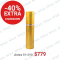 FRASCO PERFUMERO METALICO DORADO 10ML - FRC1085