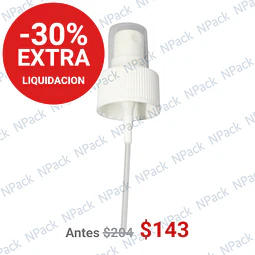 SPRAY BOTON 28/410 RIBETEADO BLANCO - SPR1016