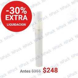 FRASCO PERFUMERO LAPIZ 8ML TRANSPARENTE - FLP1001