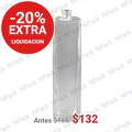 BOTELLA VIDRIO CUADRADA GRIM 120ML TRANSPARENTE 15MM - BOV3008