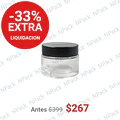 FRASCO VIDRIO 30 ML T/NEGRA - FRC1224
