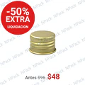 PD_TAPA 24/410 ALUMINIO DORADO - TAP1071
