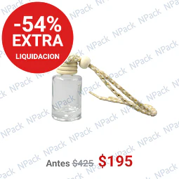 FRASCO VIDRIO AMBIENTADOR TRANSPARENTE 8 ML  - FRC1261