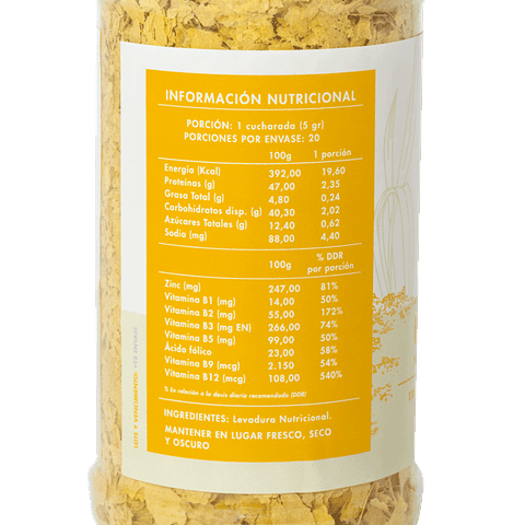 Levadura nutricional 100g Manare