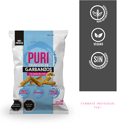 Puri Crunchy garbanzo y pasta de mani Individual 25g