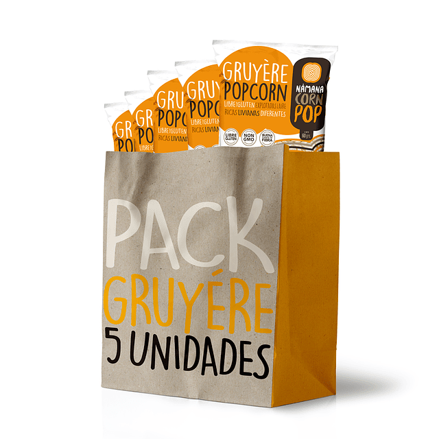 Pack Gruyère 5 Unidades