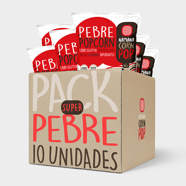 Pack 10 Pebre 100 Gr.