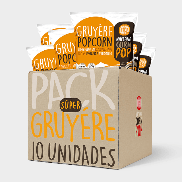 Pack 10 Queso Gruyère 100 Gr.-