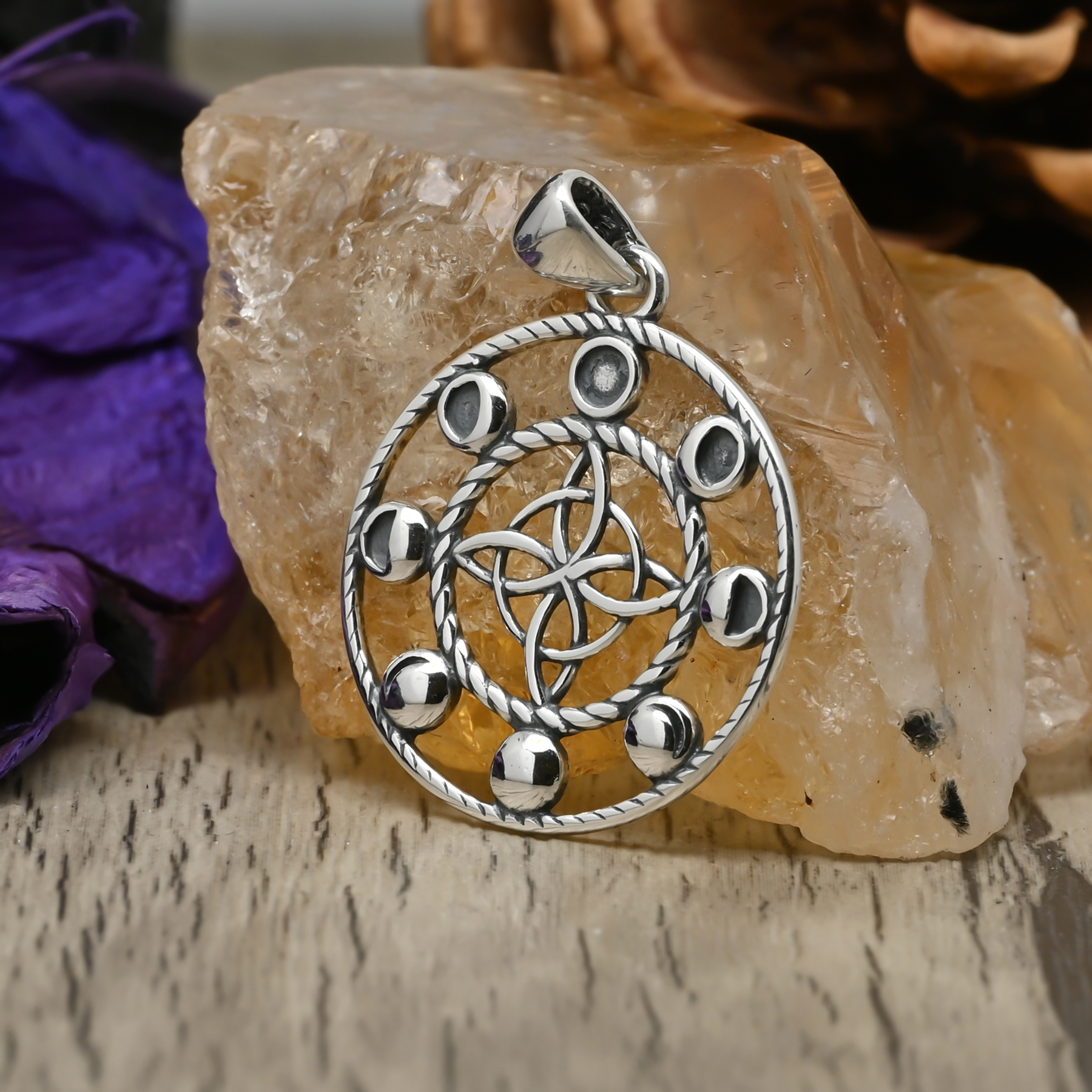 Ciclo lunar con luna