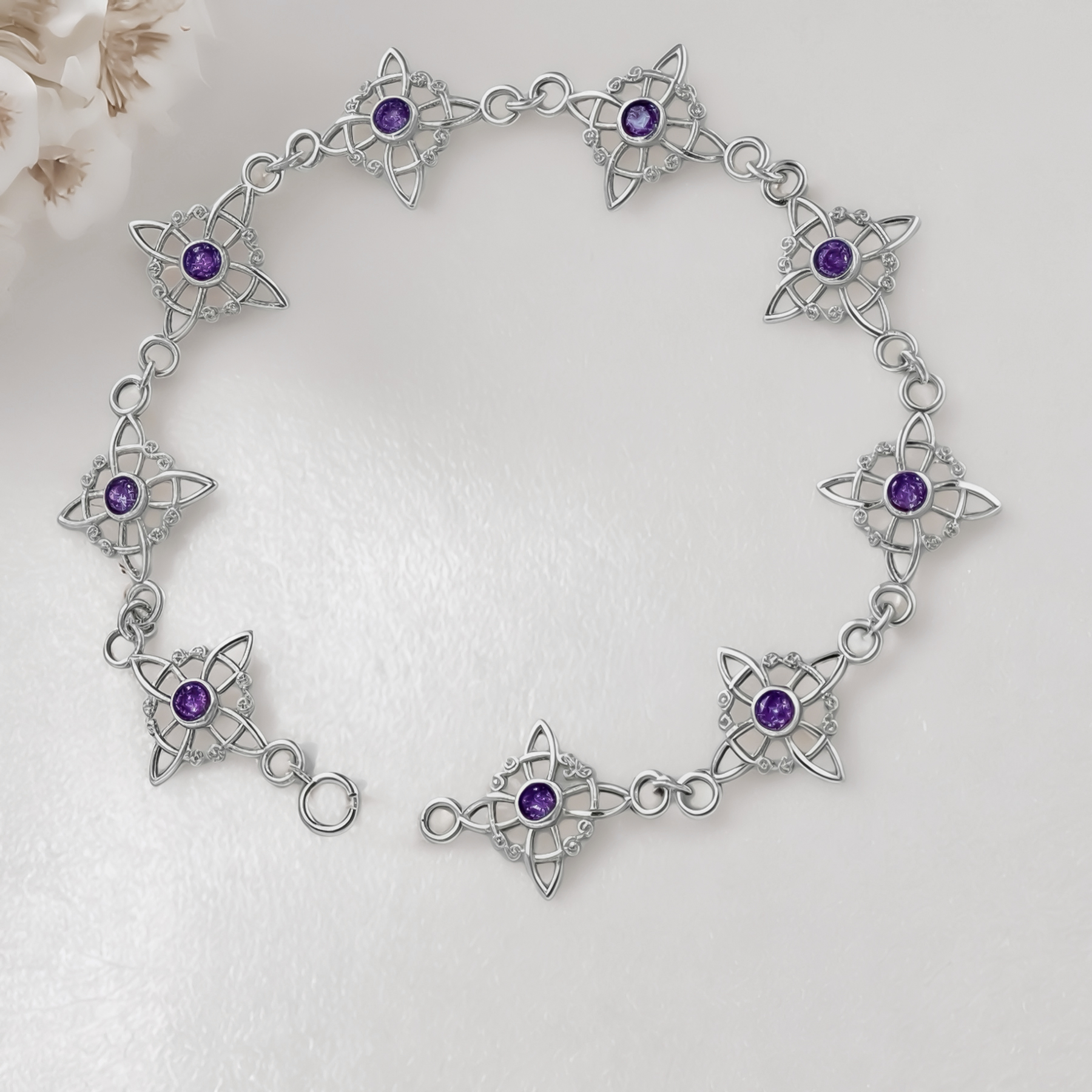 Pulsera nudo de sin fin