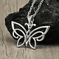 Colgante de mariposa en plata 925 - Miniatura 2