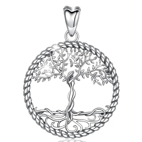 Colgante árbol de la vida en plata 925