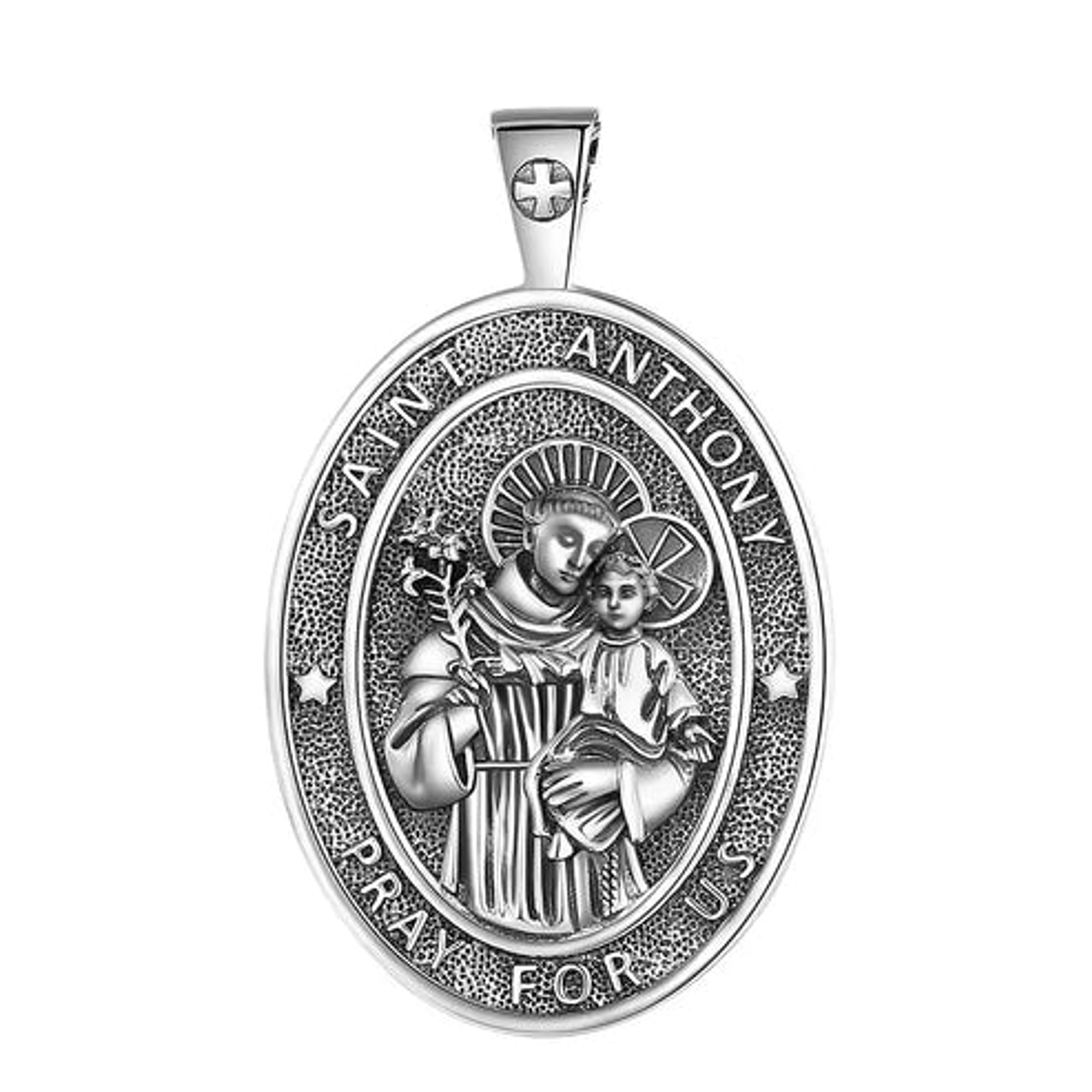 Colgante San antonio en plata 925 1