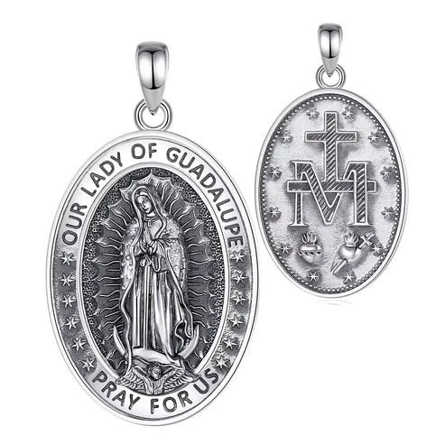 Charm Dije Plata 925 Colgante Virgen Maria