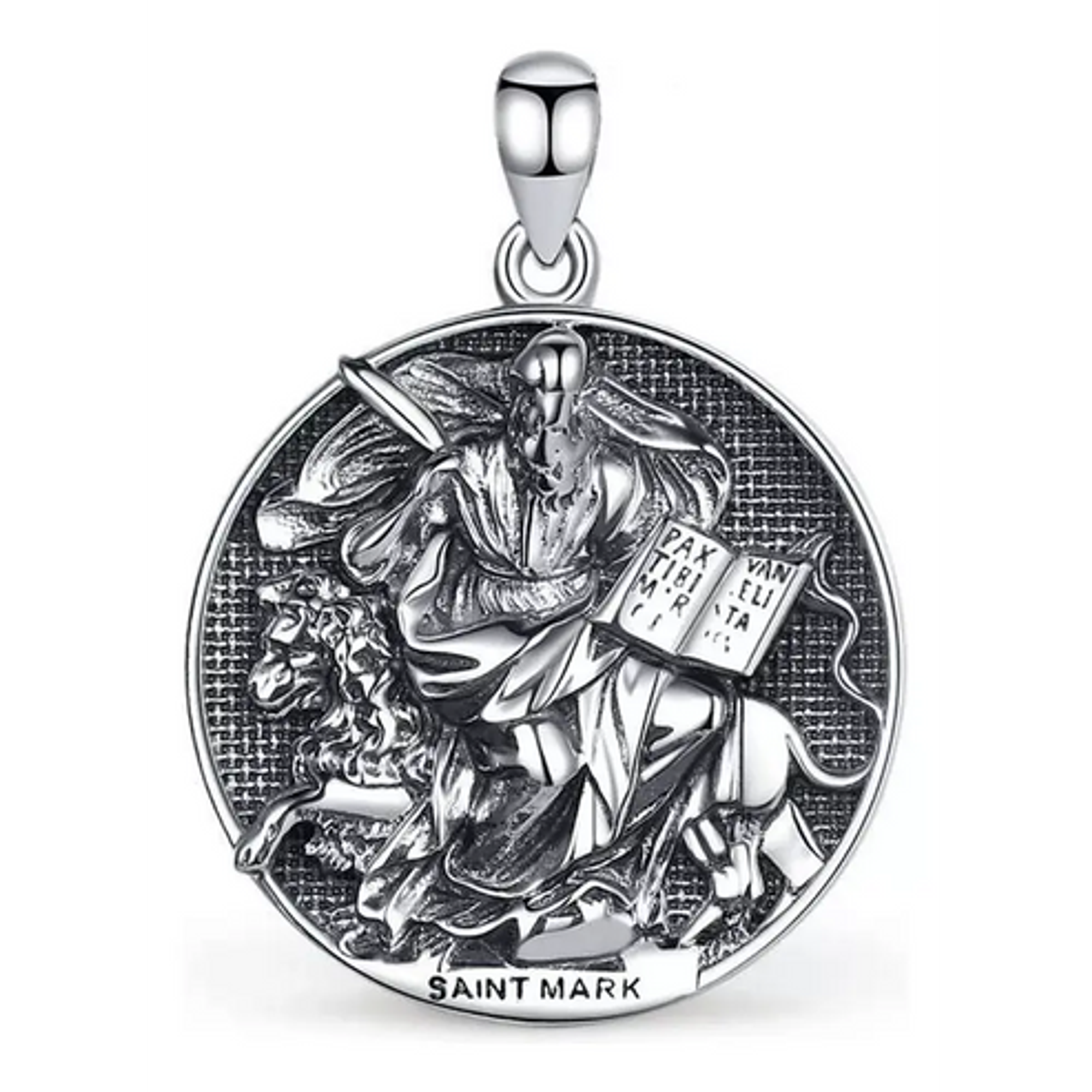 Colgante San Marcos en plata 925 1