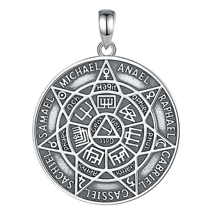 Colgante 7 arcángeles en plata 925