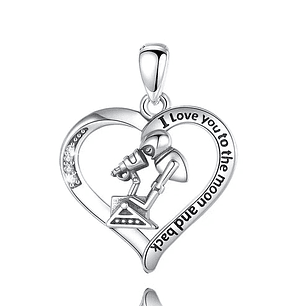 Colgante Wall·e y Eva en plata 925