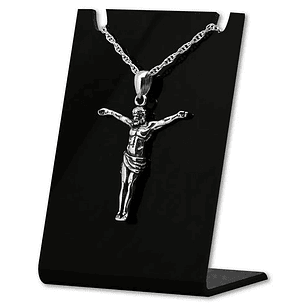 Colgante Cristo Dalí en plata fina 925