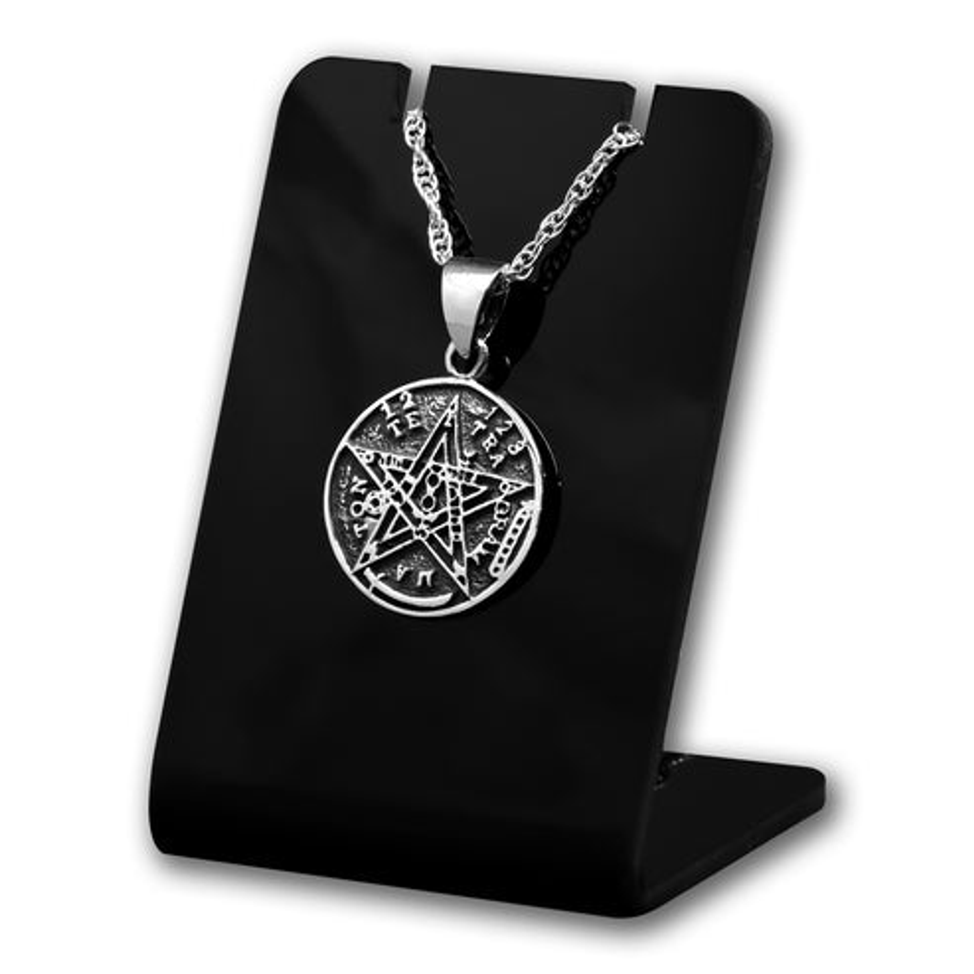 Colgante Tetragrammaton En Plata 925, Amuleto De Protección 1