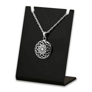 Colgante espiritual mándala en plata 925