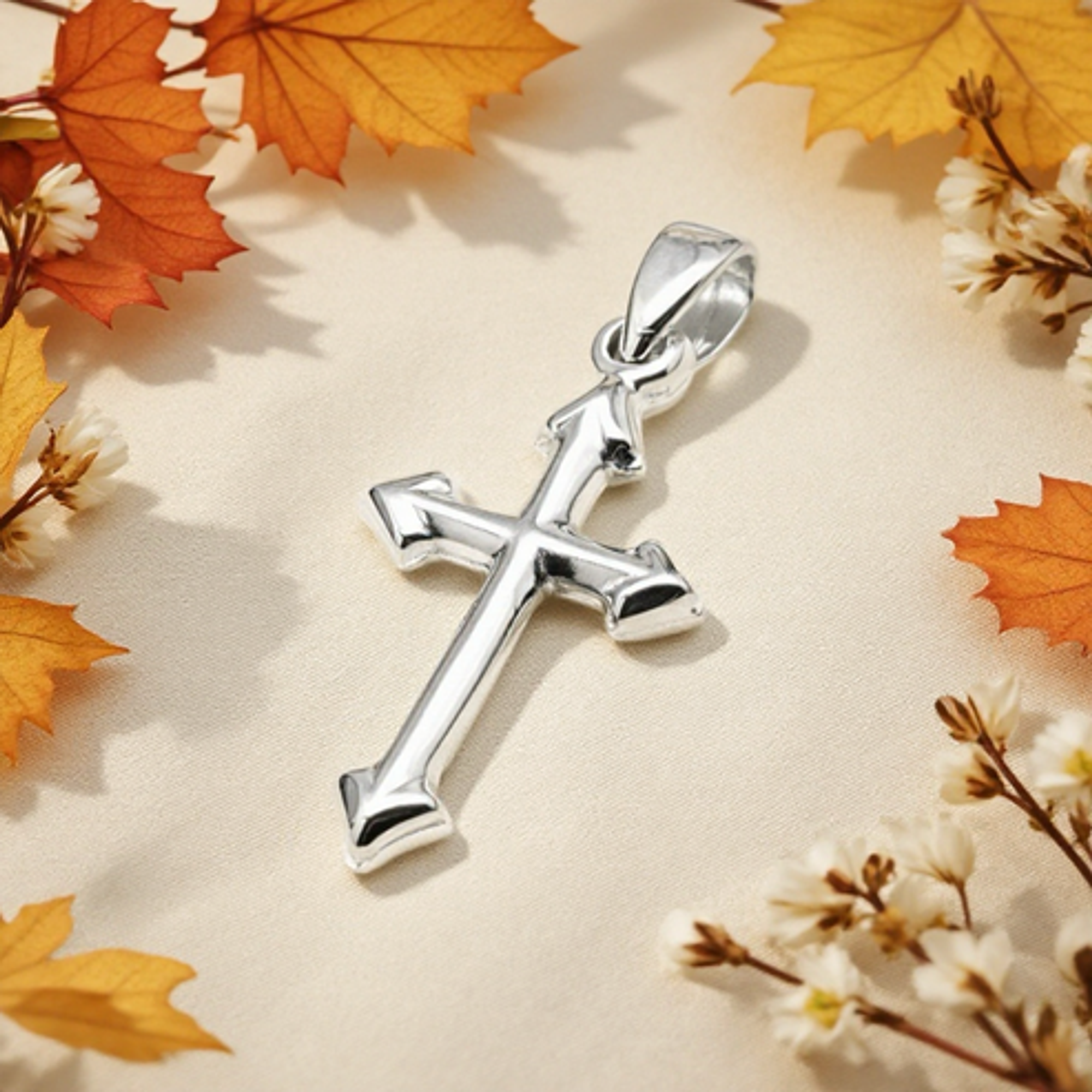 Colgante cruz en plata 925 1