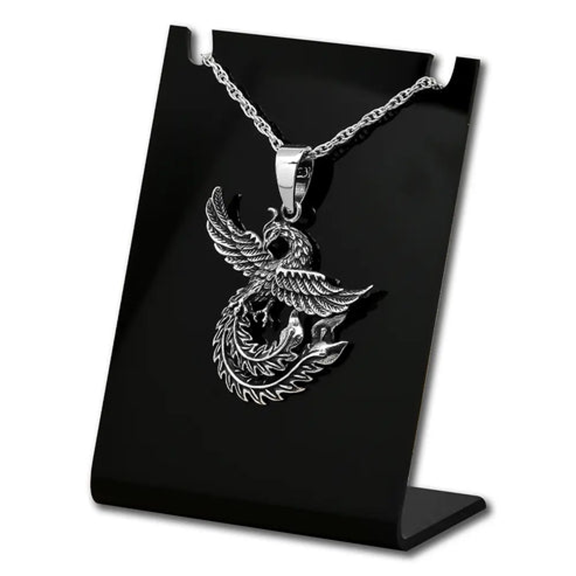 Colgante ave fenix en plata 925 1