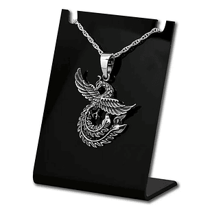 Colgante ave fenix en plata 925