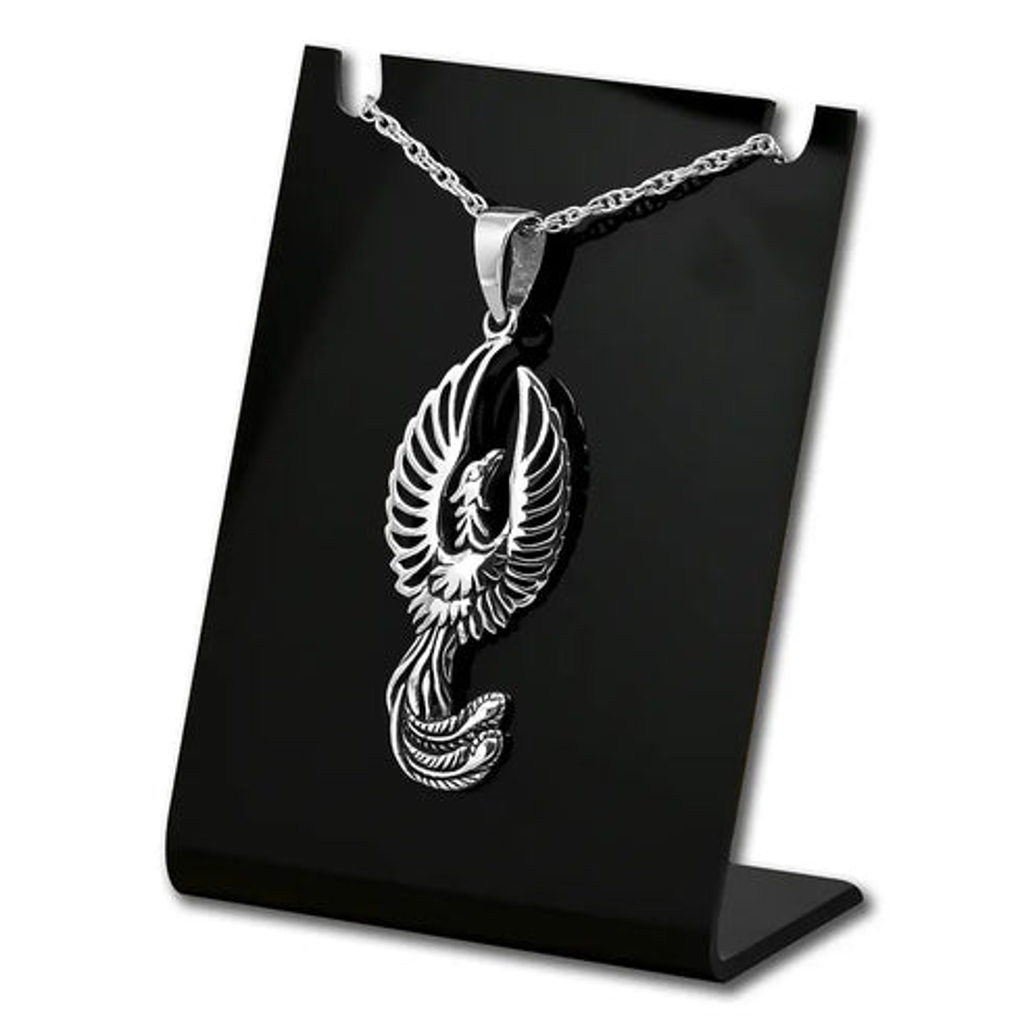 Colgante de ave fénix en plata 925 1