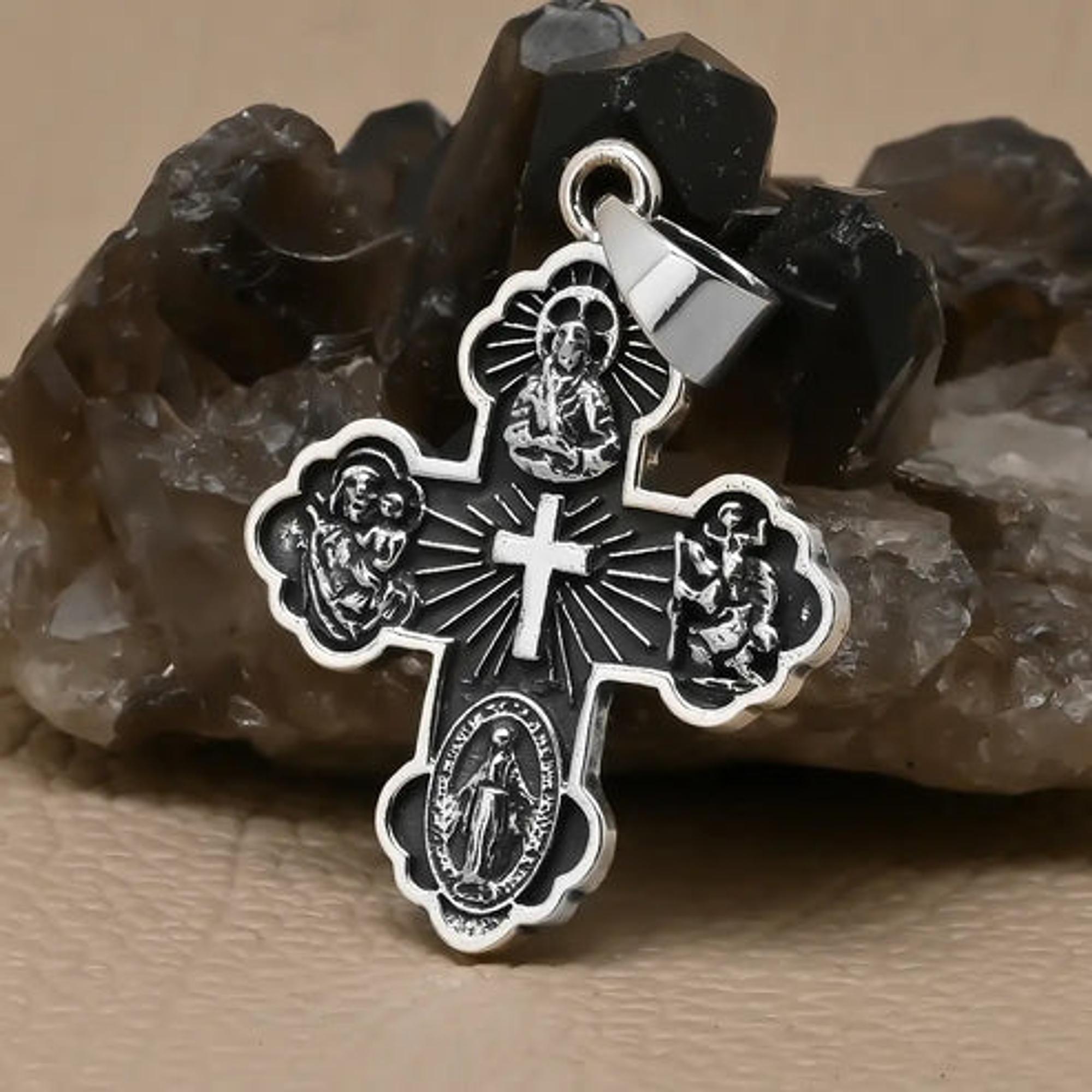 Colgate cruz de la novena en plata 925 2