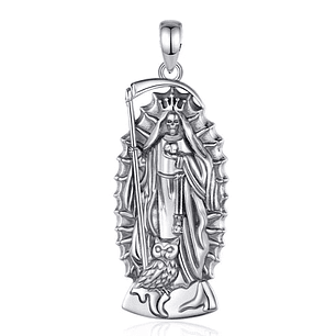 Colgante de santa muerte en plata 925