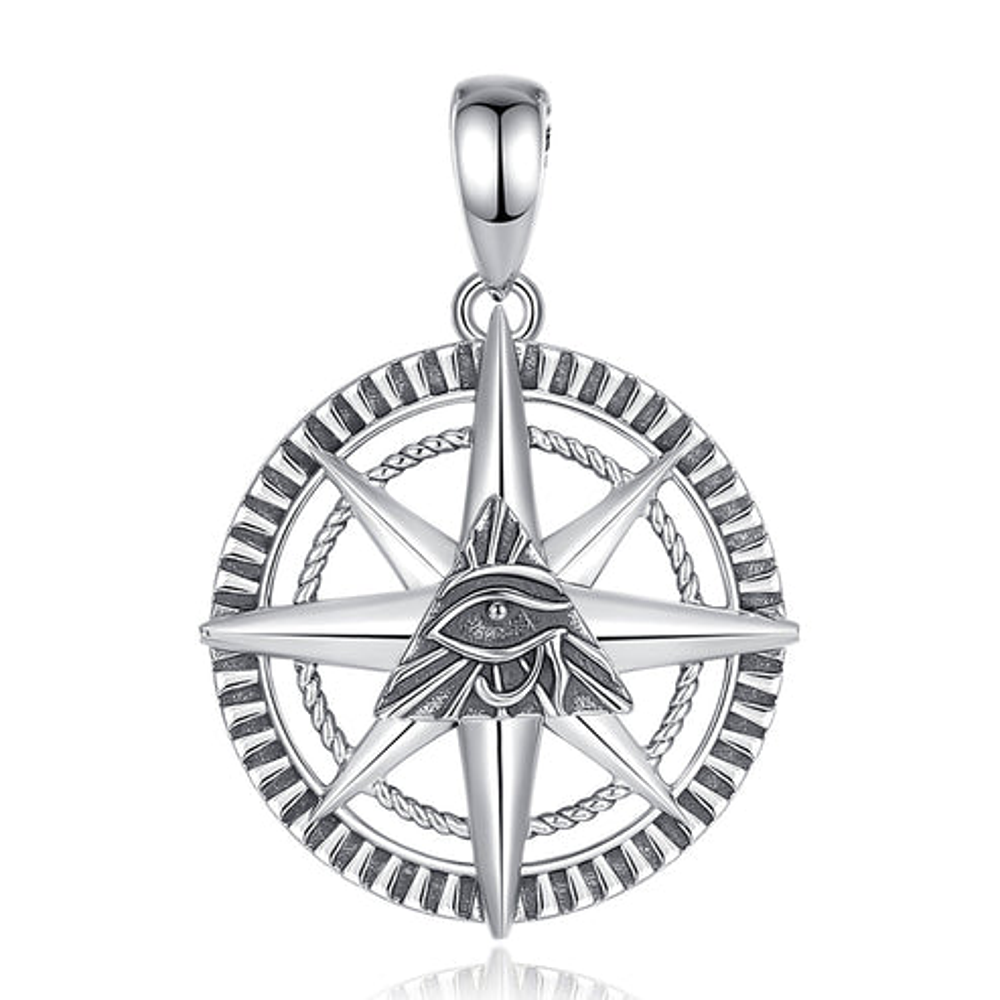 Colgante ojo de la providencia en plata 925 1