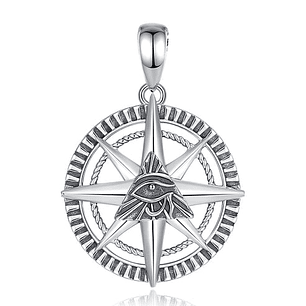 Colgante ojo de la providencia en plata 925