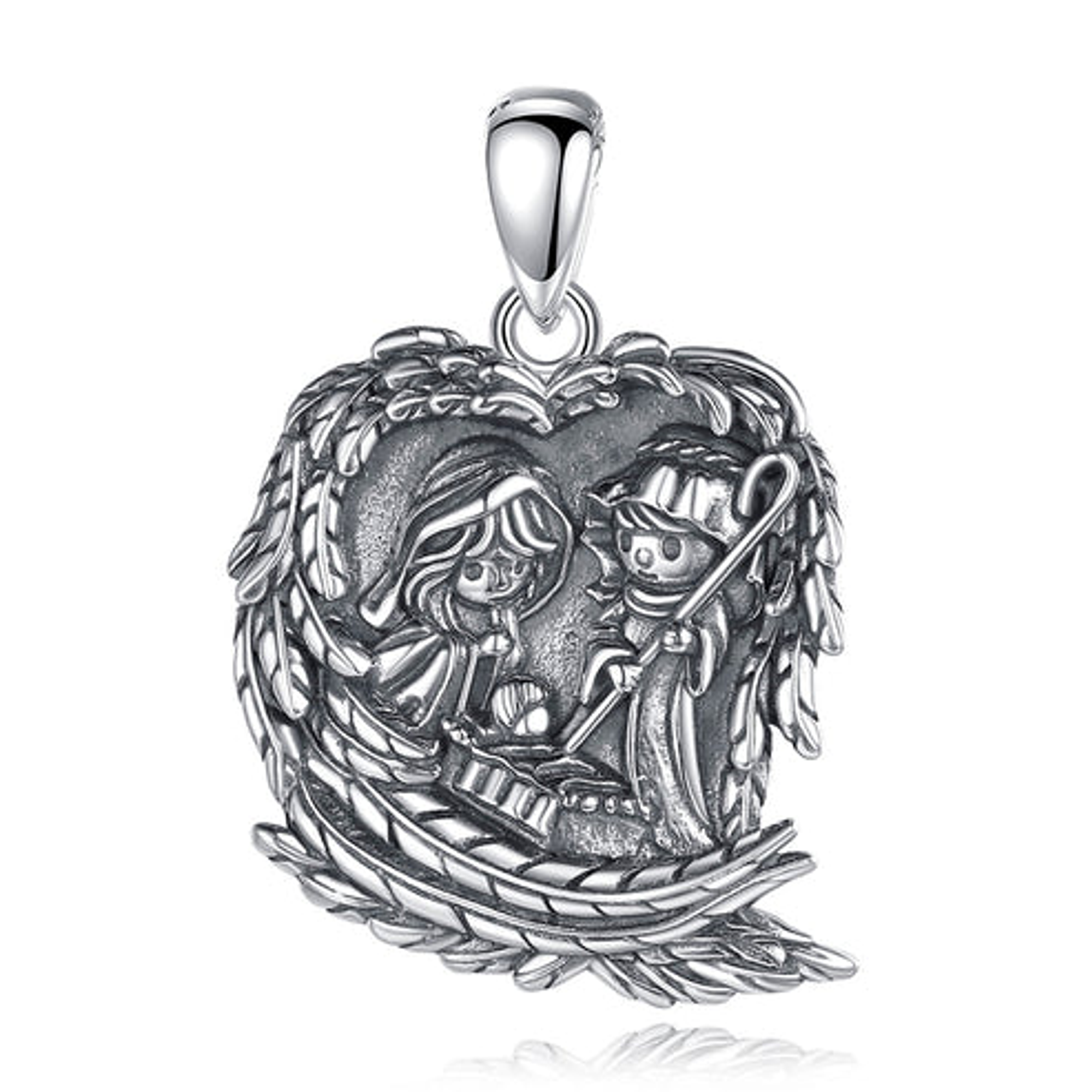 Colgante pesebre en plata 925 1