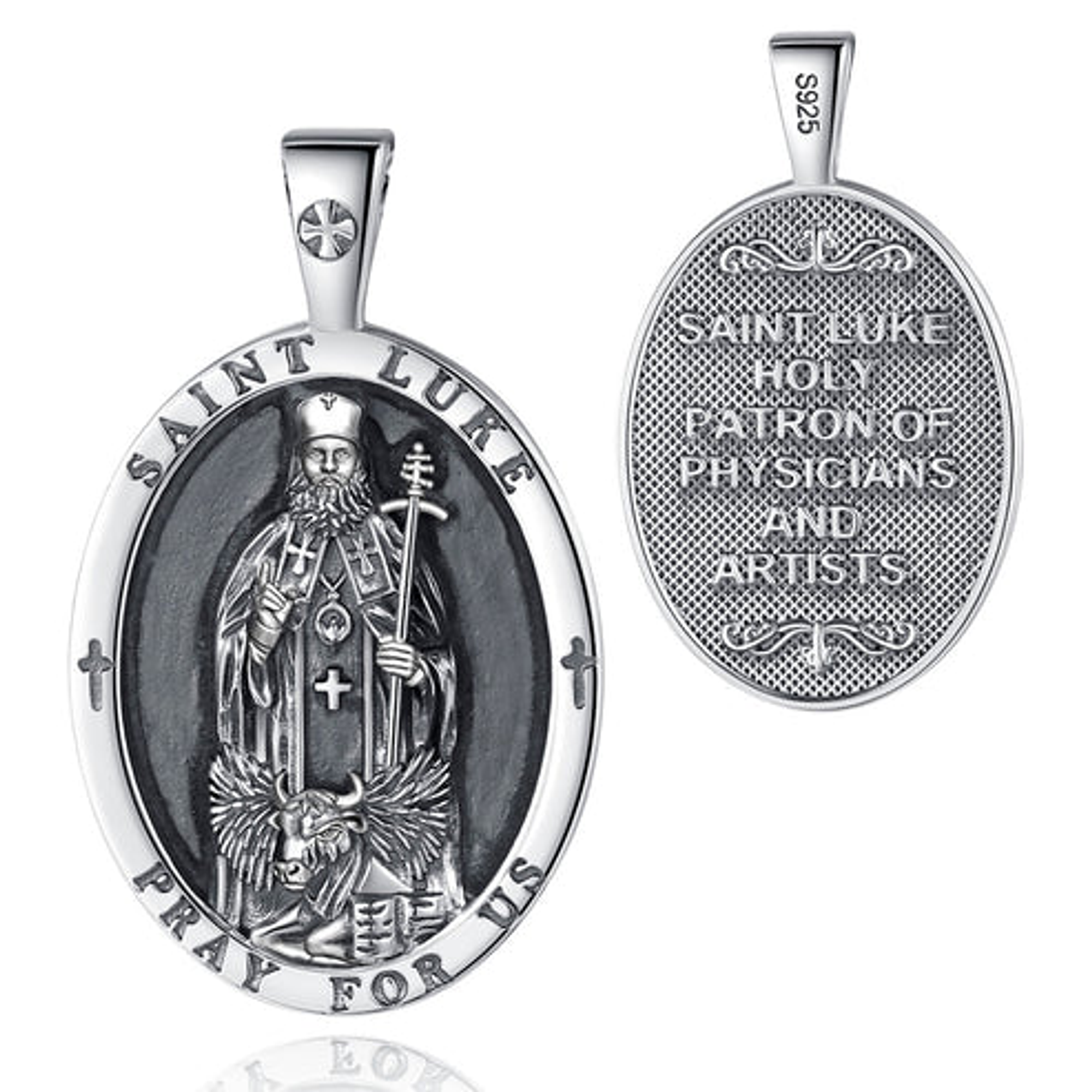 Colgante San Lucas en plata 925 1