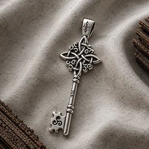 Llave nudo de bruja Tallada