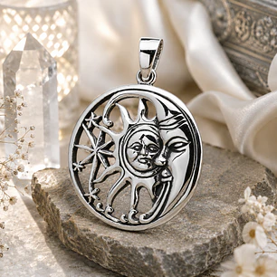 Medallón Sol Y Luna