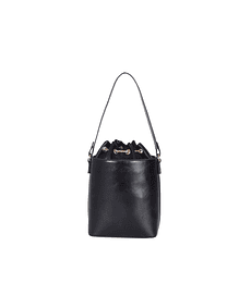 Bolsa Tote cloe  Look Glossy Jareta color Negro