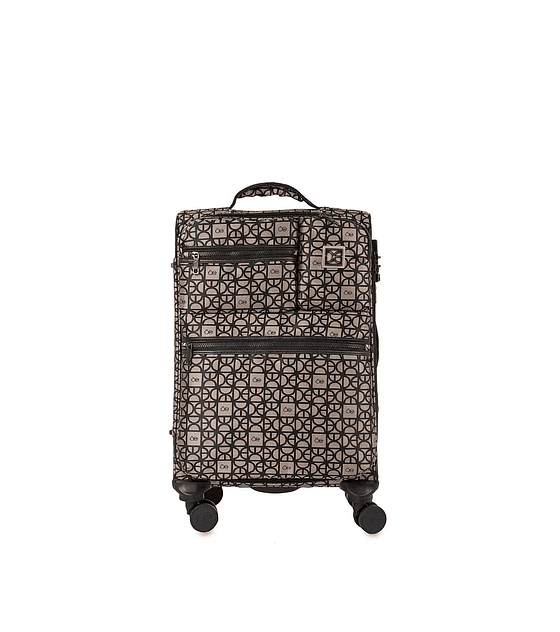 Maleta Cloe 20’ p Cabina en Jacquard de Monograma negra