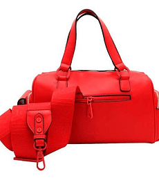 Bolsa Mujer Jaime Ibiza Roja Ji2455