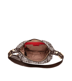 Bolsa Hobo Cloe   Bordado De Monograma Color Multicolor